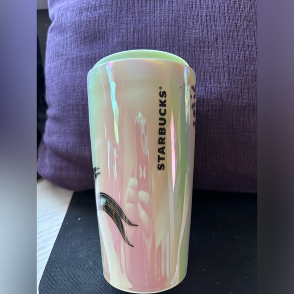 Starbucks‎ 2021 Iridescent Ceramic Mermaid Travel Mug - Picture 6 of 9
